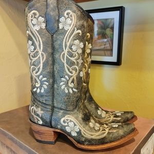 NIB Ladies Circle G Cowboy Boots Size 8.5